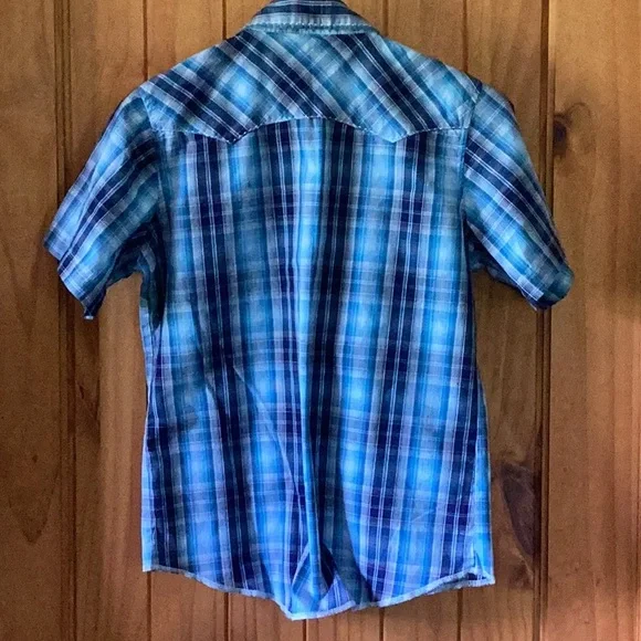 Boys Wrangler Pearl Snap - Picture 3 of 5